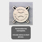 Image of the nameplate that can be personalized.