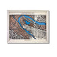 Custom city map of Portland, OR, with personalized text.