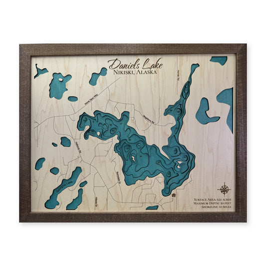 Daniels Alaska wood map — multilayer, white background