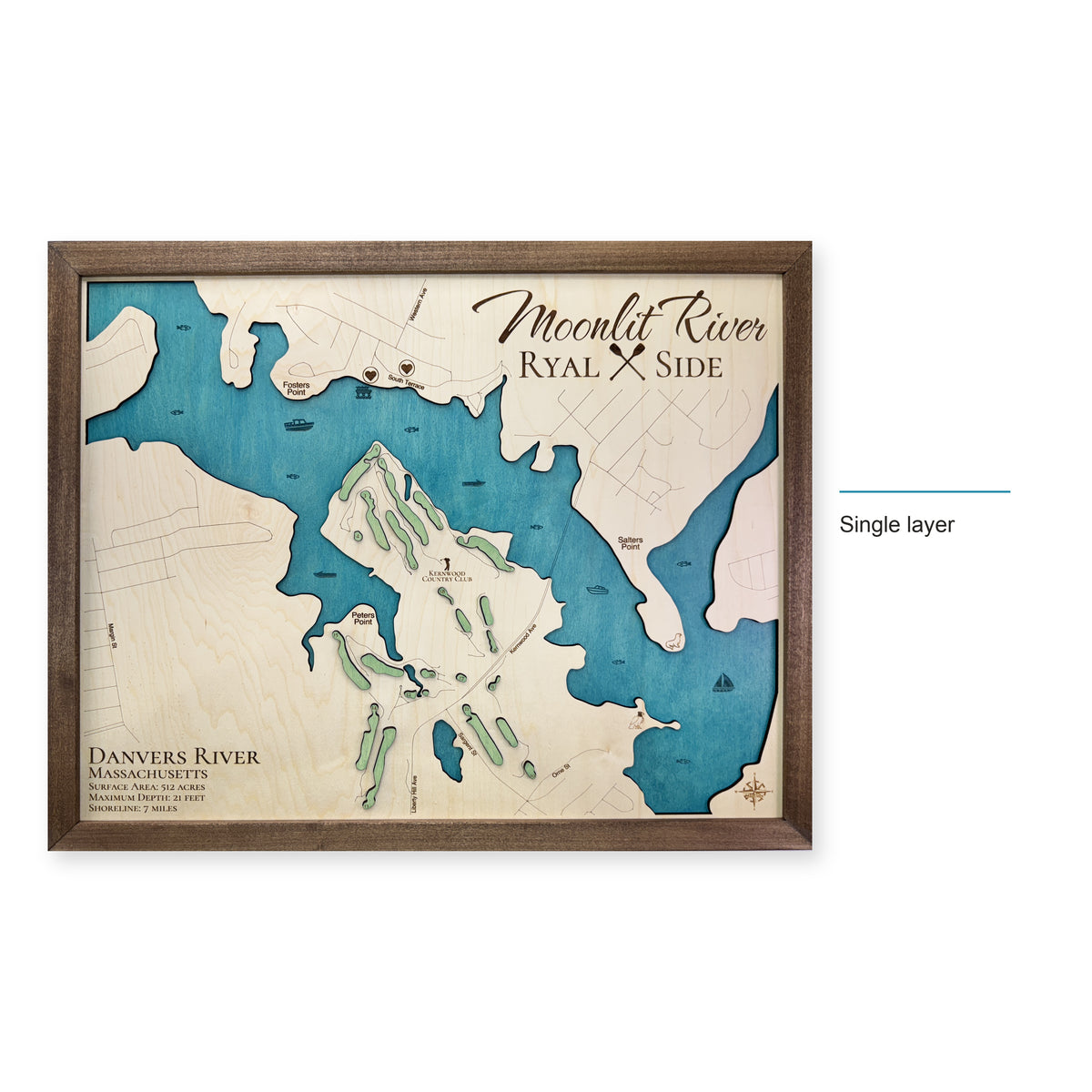 Danvers Moonlit wood map — single layer, layer option shown