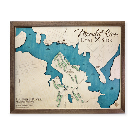 Danvers Moonlit wood map — single layer, white background