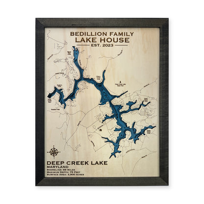 Deep Creek Bedillion wood map — multilayer, white background