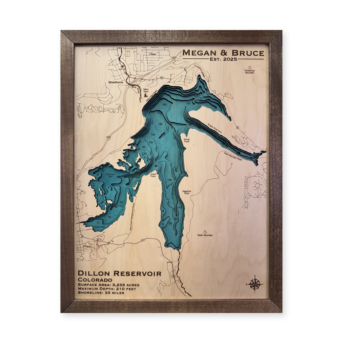 Dillon Megan Bruce wood map — multilayer, white background
