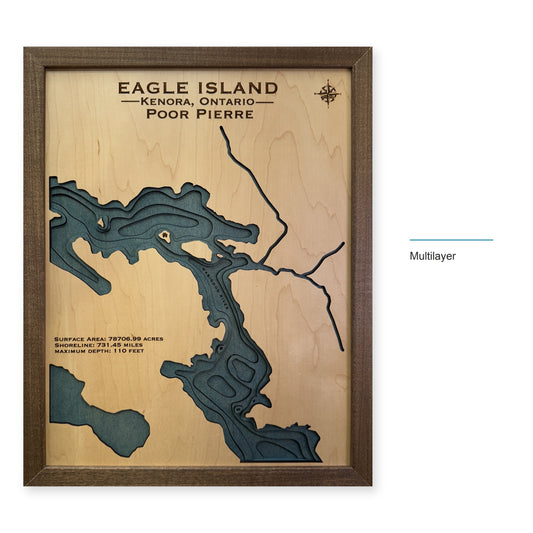 Eagle Island Kaup wood map — multilayer, layer option shown