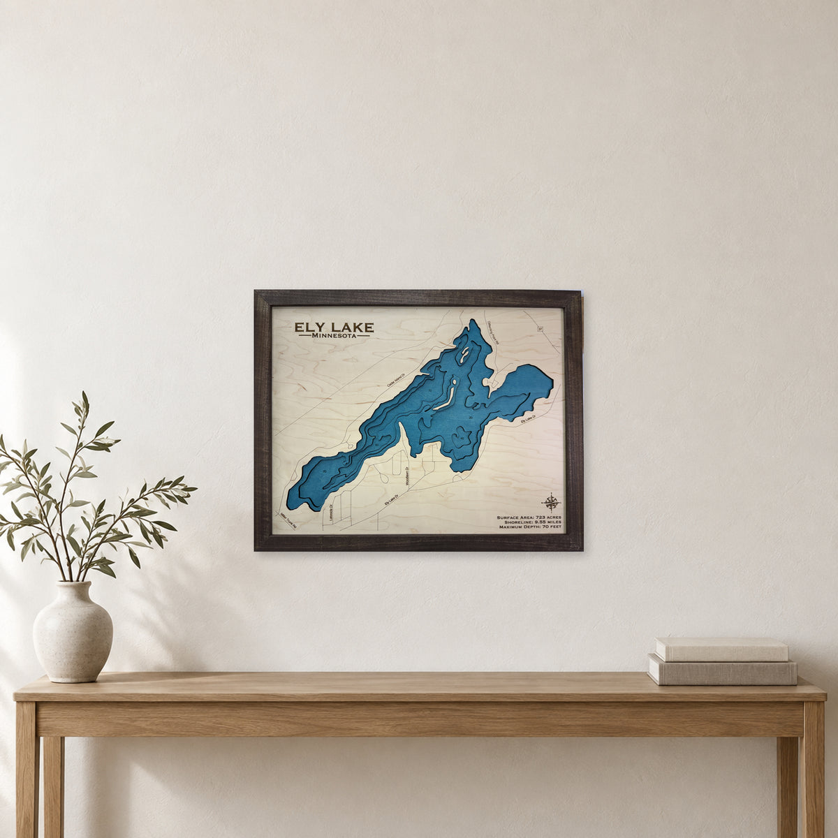 Ely Multilayer wood map — multilayer, staged room mockup
