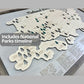 A close up of the engraved national parks history timeline. 