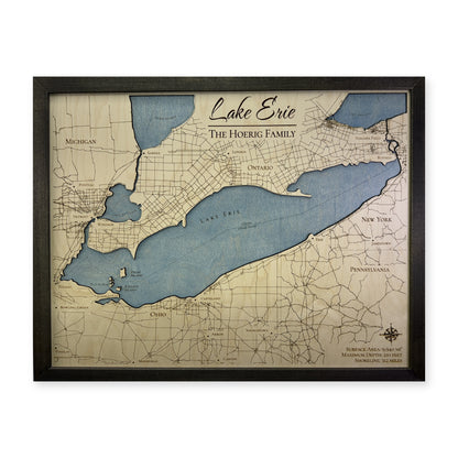 Erie Hoerig wood map — single layer, white background