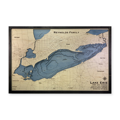 Erie Reynolds wood map — multilayer, white background
