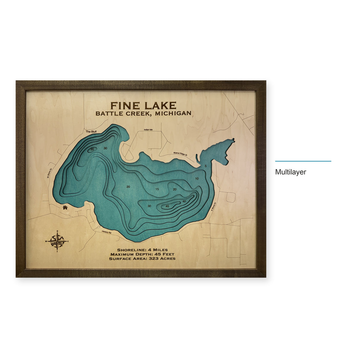 Fine Mcardle wood map — multilayer, layer option shown