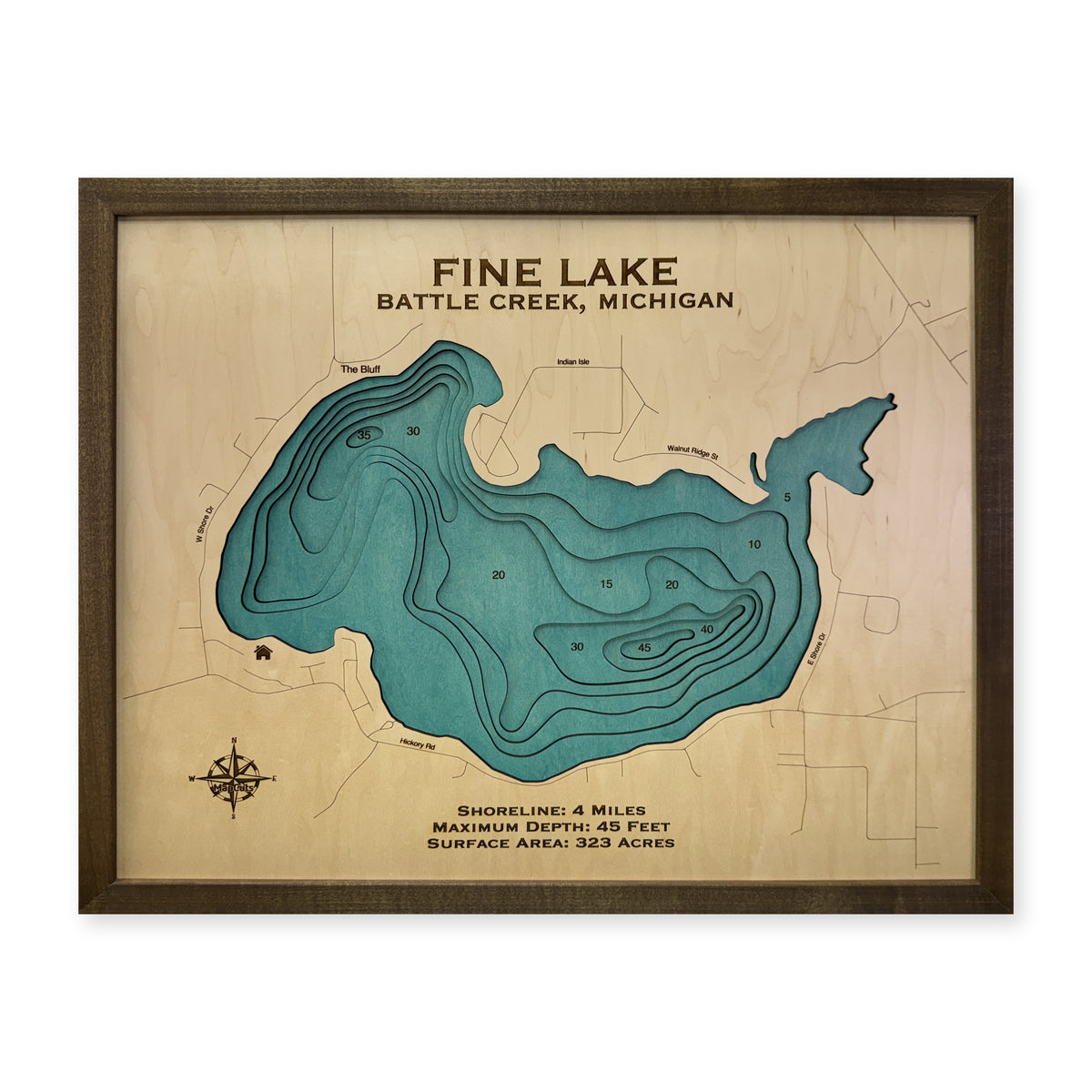 Fine Mcardle wood map — multilayer, white background