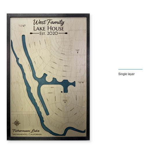 Fishermans West wood map — single layer, layer option shown