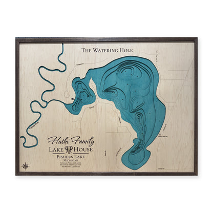 Fishers Hathi wood map — multilayer, white background