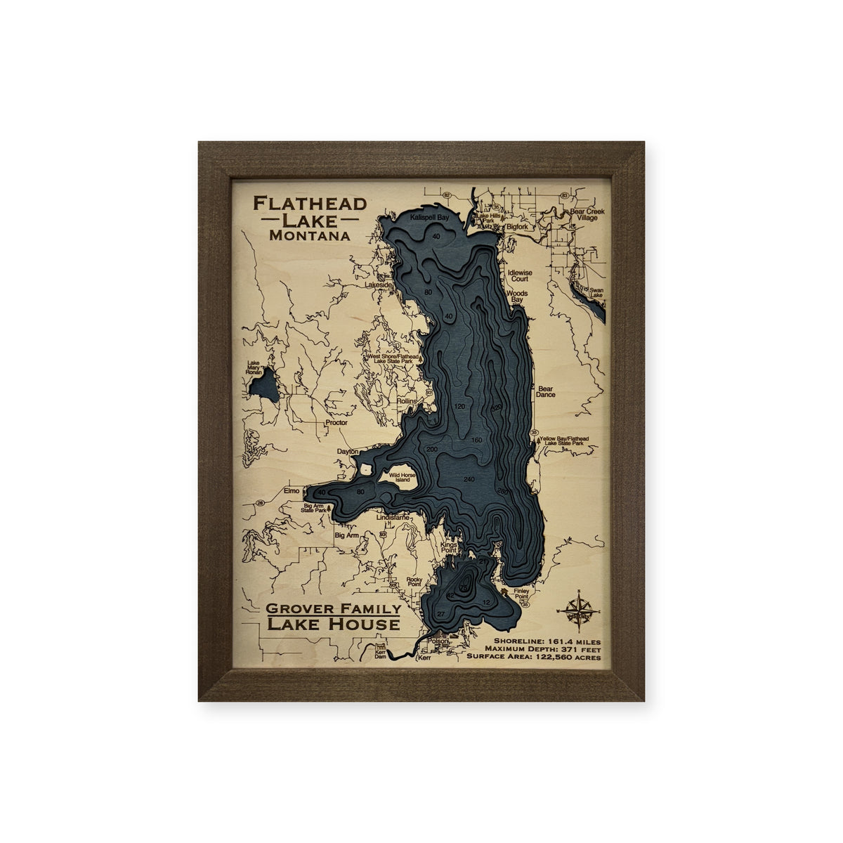 Flathead Grover wood map — multilayer, white background