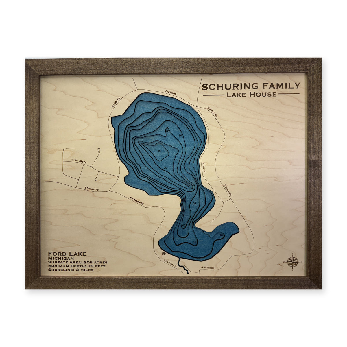 Ford Schuring wood map — multilayer, white background