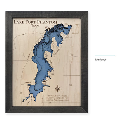 Fort Phantom wood map — multilayer, layer option shown
