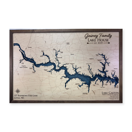 Gaston Gainey wood map — multilayer, white background