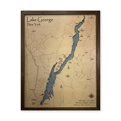 George Wilson wood map — single layer with engraved contours, white background