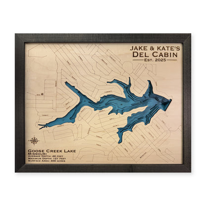 Goose Creek Jake Katie wood map — multilayer, white background
