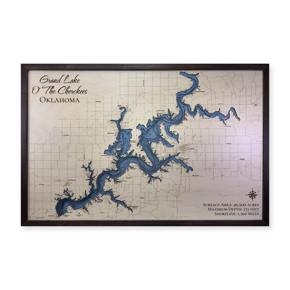 Grand Cherokees Gross wood map — multilayer, white background