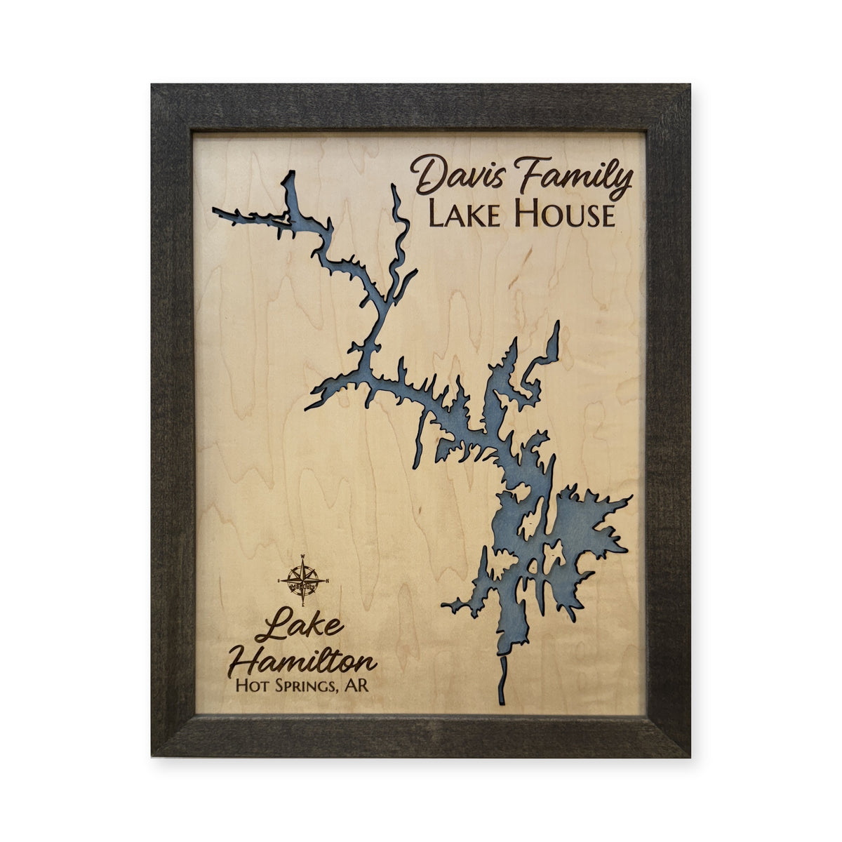 Hamilton Davis wood map — single layer, white background