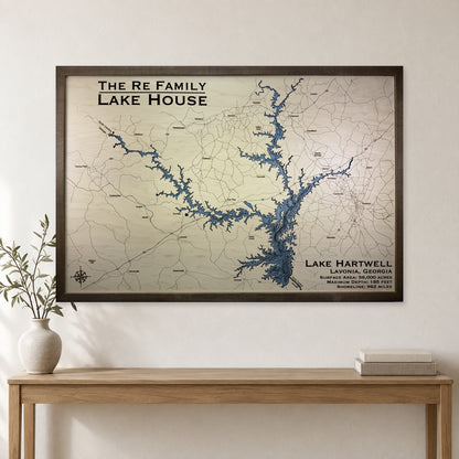 Hartwell Re wood map — single layer, staged room mockup