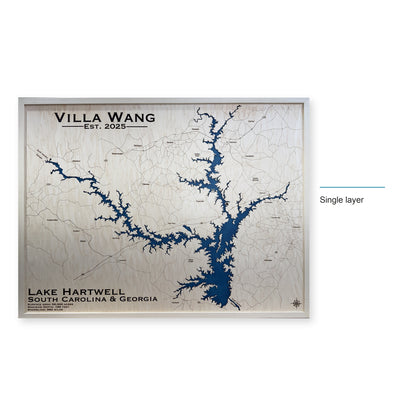 Hartwell Wang wood map — single layer, layer option shown