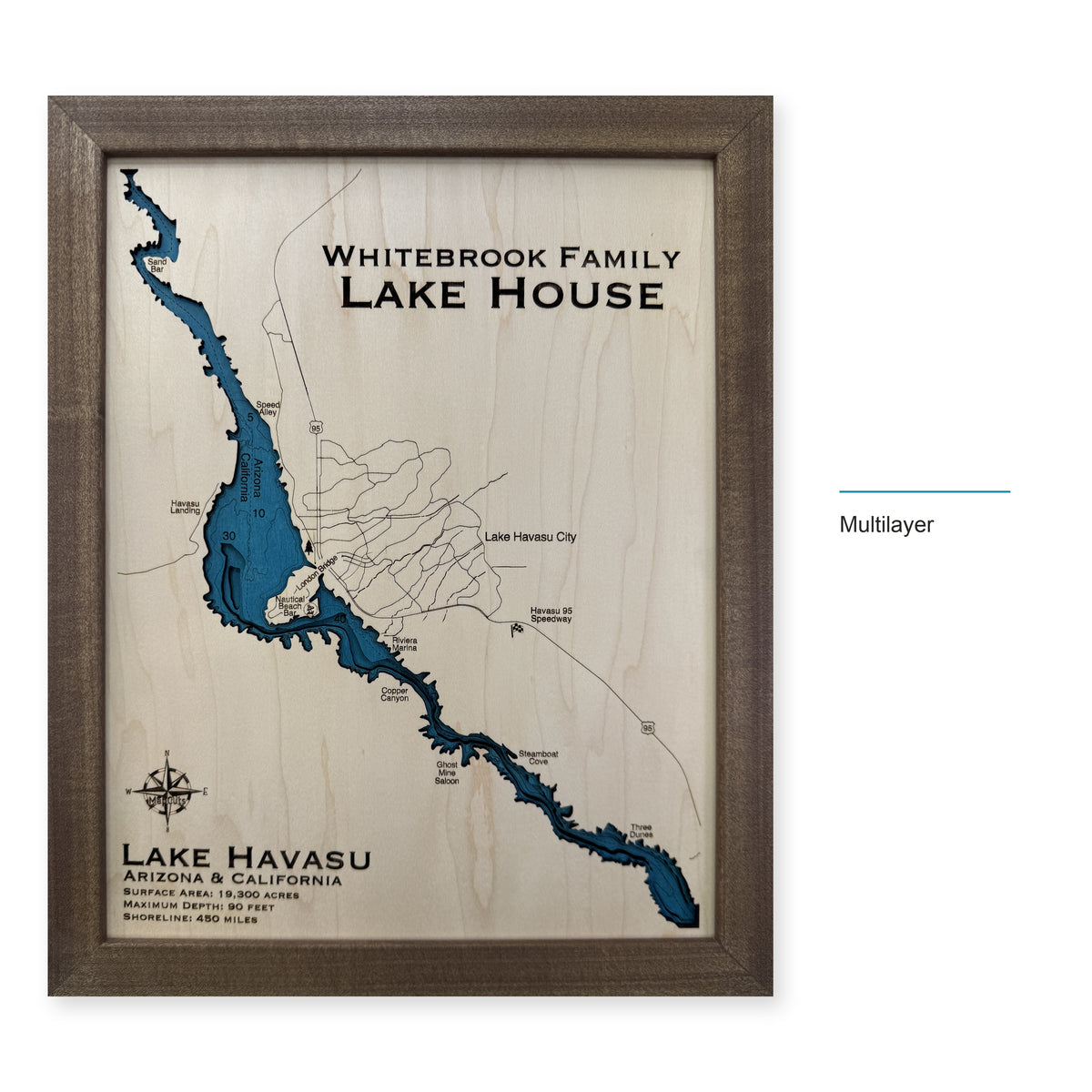 Havasu Whitebrook wood map — multilayer, layer option shown