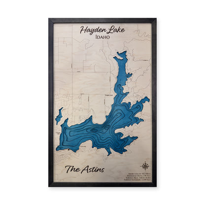 Hayden Astins wood map — multilayer, white background