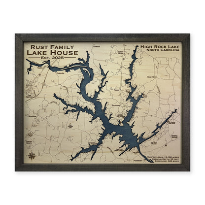 High Rock Rust wood map — single layer, white background