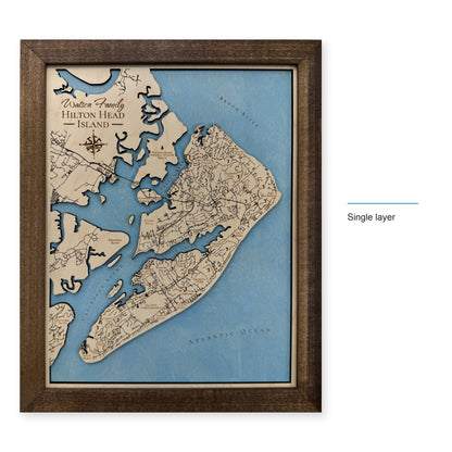Hilton Head Watson wood map — single layer, layer option shown