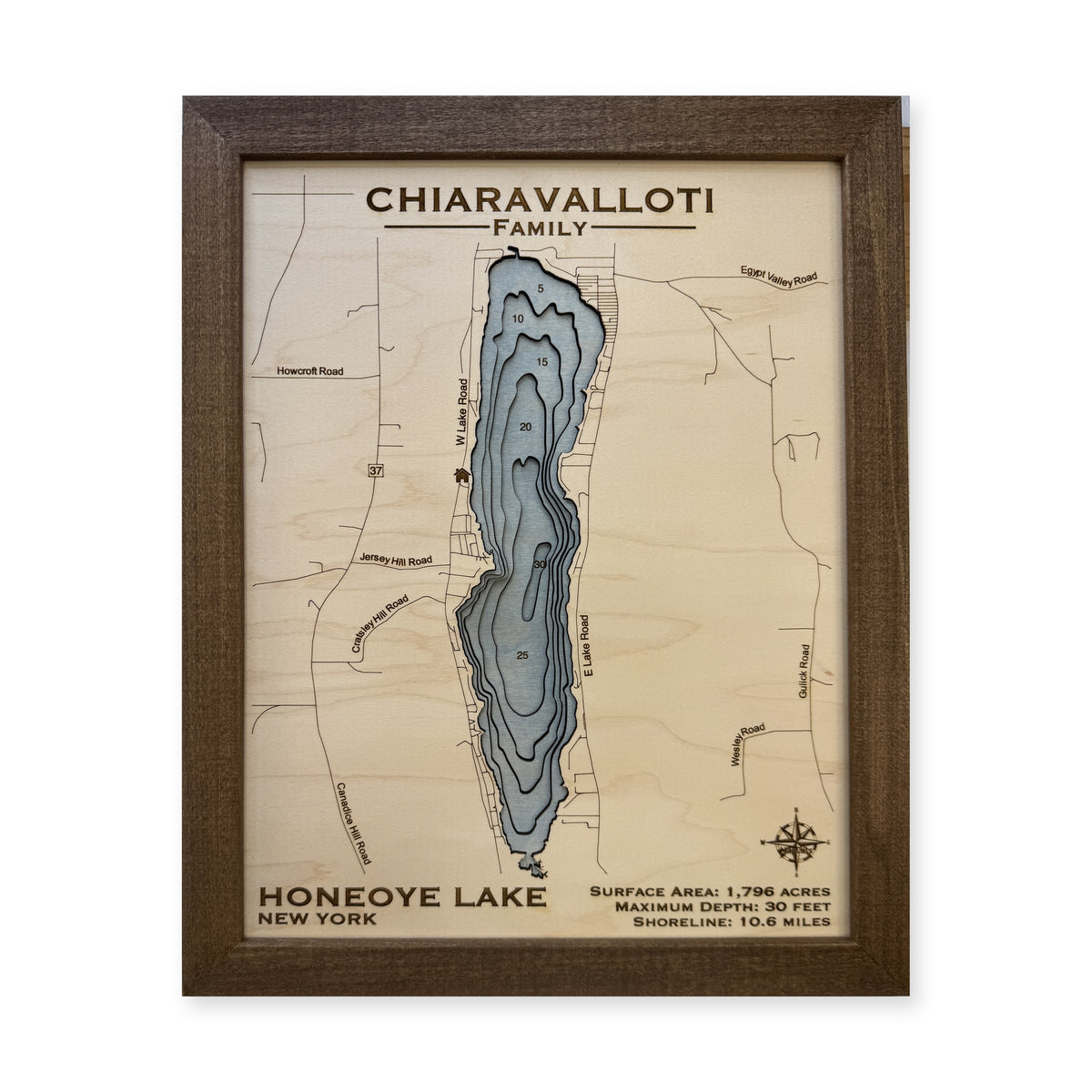 Honeoye Chiaravalloti wood map — multilayer, white background