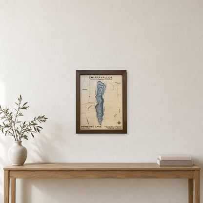 Honeoye Chiaravalloti wood map — multilayer, staged room mockup