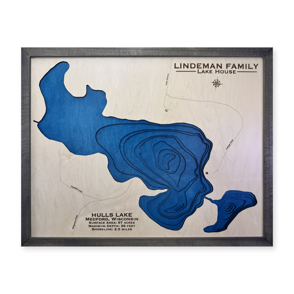 Hulls Lindeman wood map — multilayer, white background