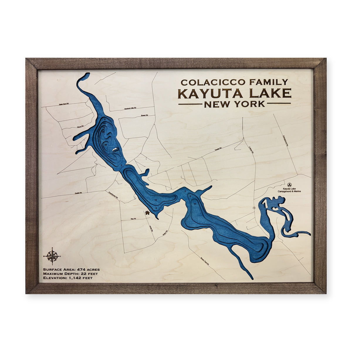 Kayuta Colacicco wood map — multilayer, white background