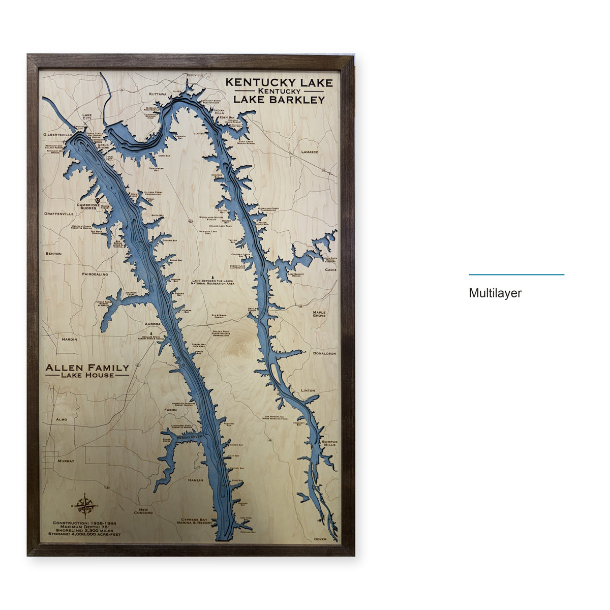 Kentucky Barkley Allen wood map — multilayer, layer option shown
