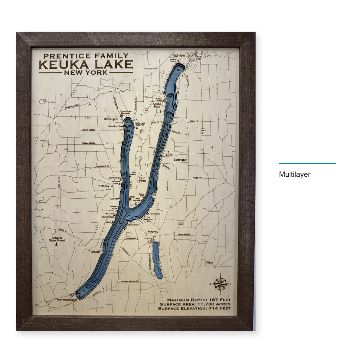 Keuka Prentice wood map — multilayer, layer option shown