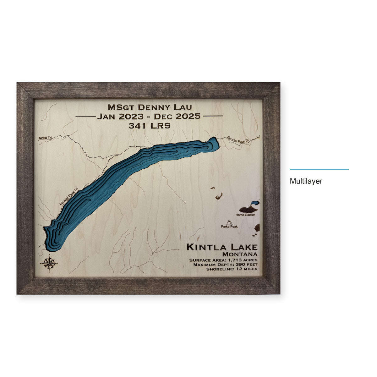 Kintla Lau wood map — multilayer, layer option shown