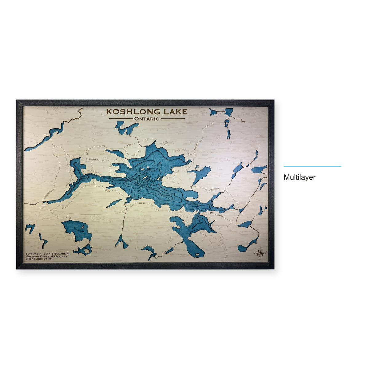 Koshlong Multi wood map — multilayer, layer option shown