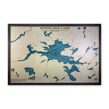 Koshlong Multi wood map — multilayer, white background