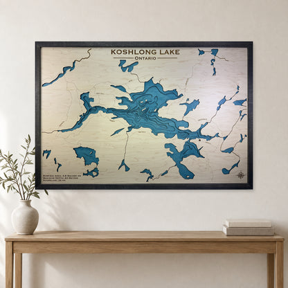 Koshlong Multi wood map — multilayer, staged room mockup