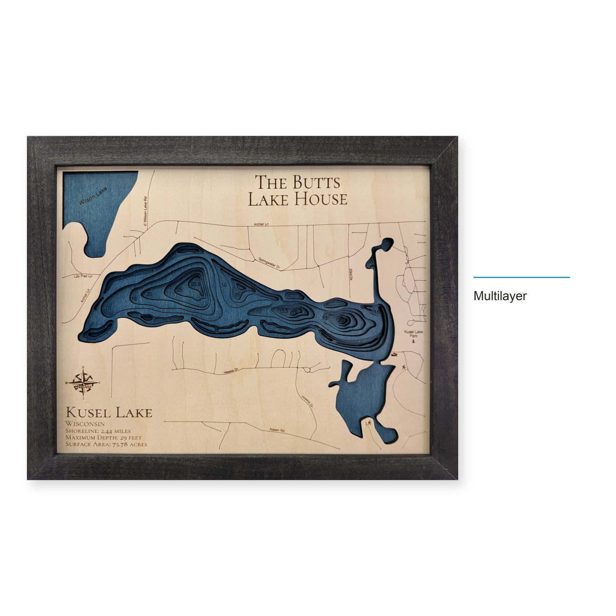 Kusel Butts wood map — multilayer, layer option shown