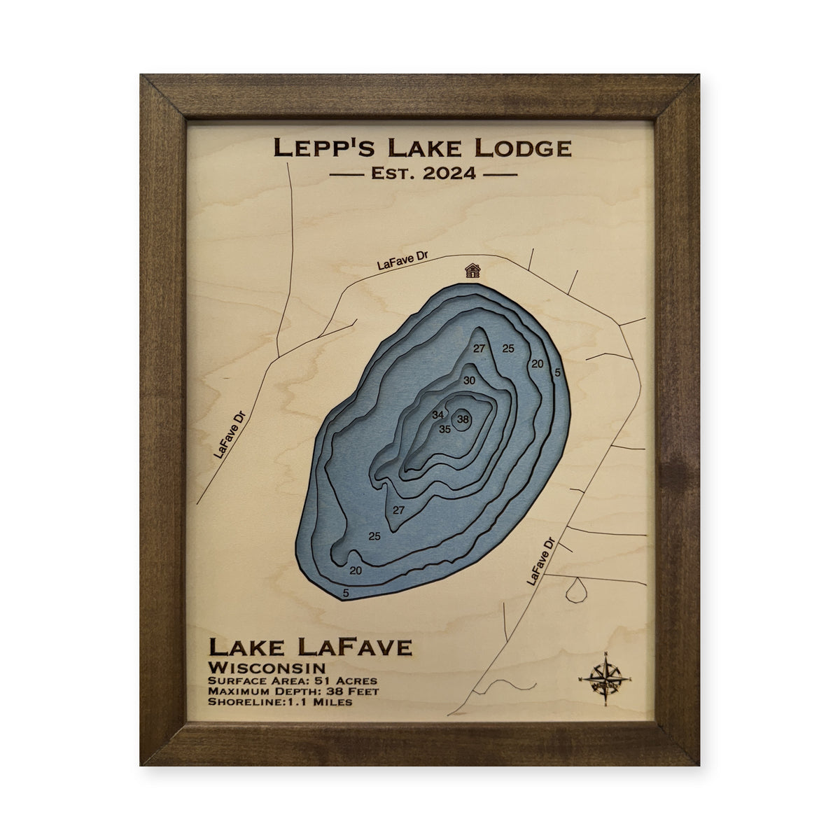 Lafave Lepp wood map — multilayer, white background