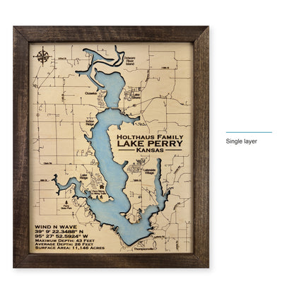 Lake Perry wood map — single layer, layer option shown