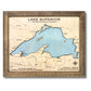 Single water layer map of Lake Superior.