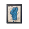 Multilayer map of Lake Tahoe.