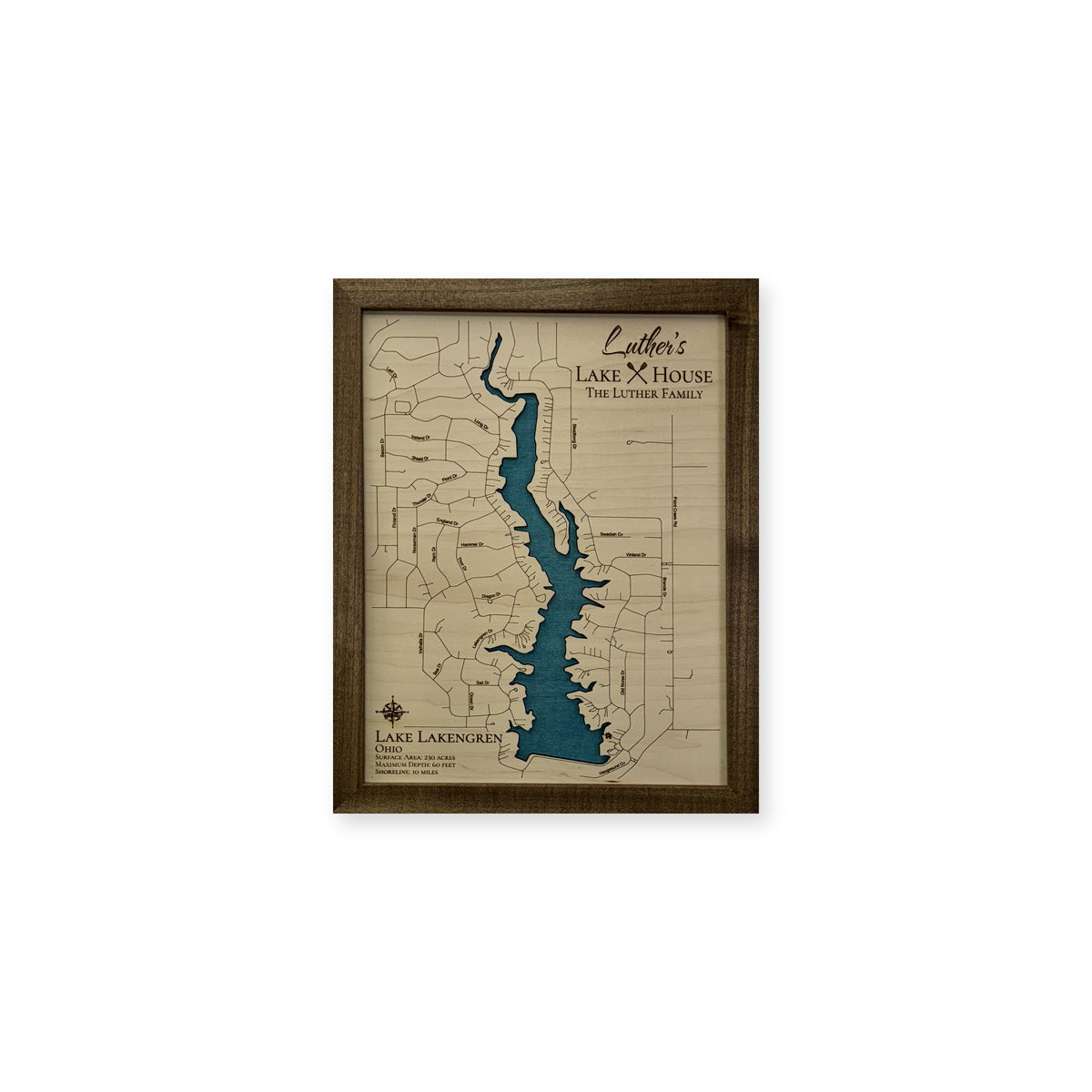 Lakengren Luther wood map — single layer, white background