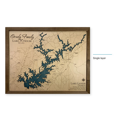 Lanier Goudy wood map — single layer, layer option shown