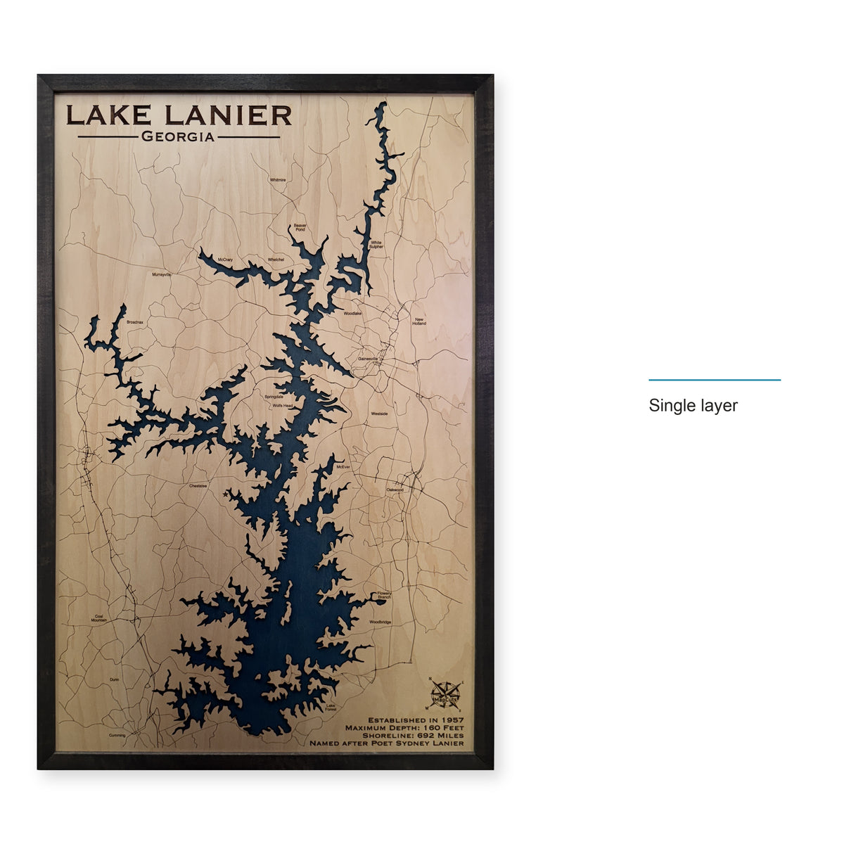 Lanier Nadiak wood map — single layer, layer option shown