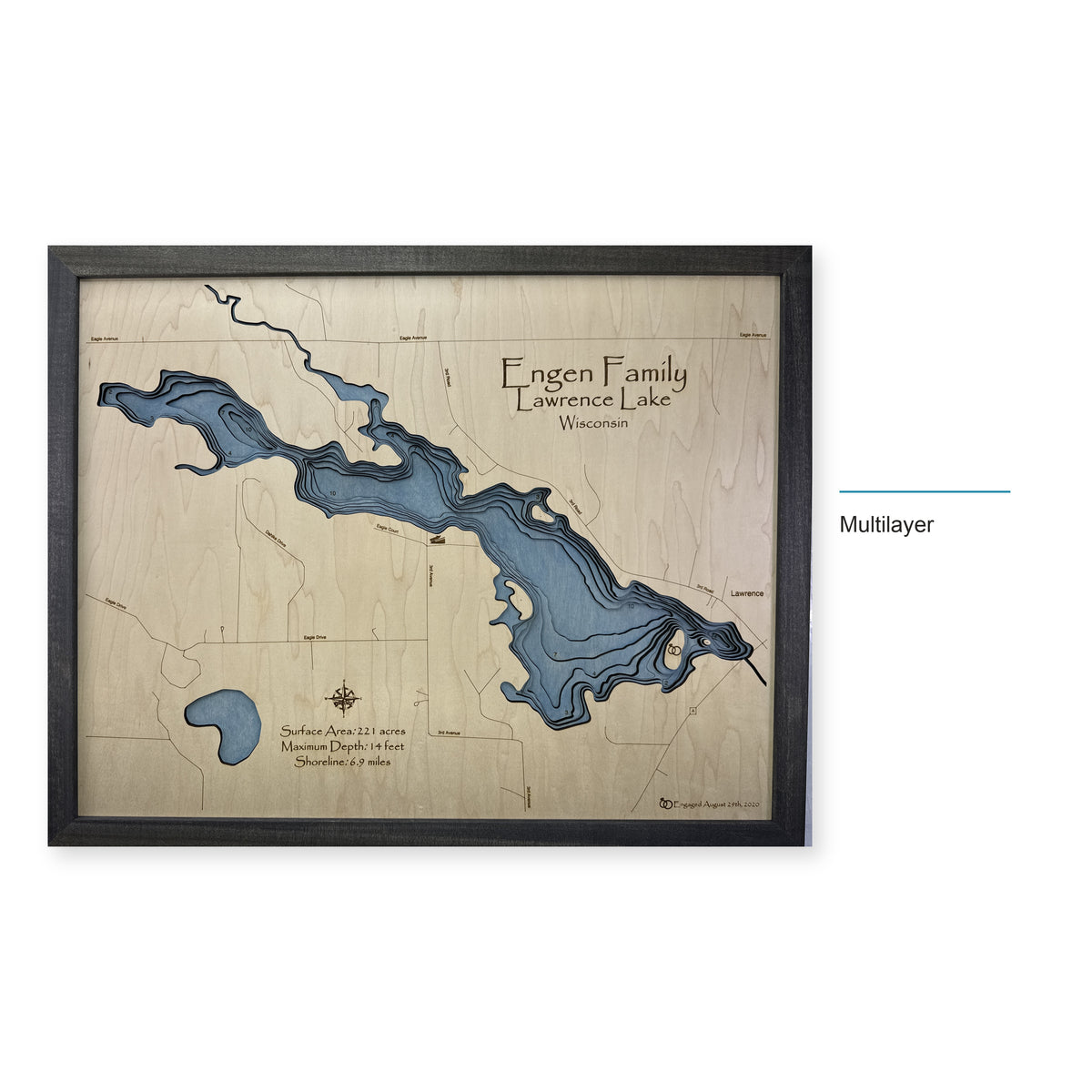 Lawrence Engen wood map — multilayer, layer option shown