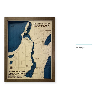 Leelanau Smith wood map — multilayer, layer option shown